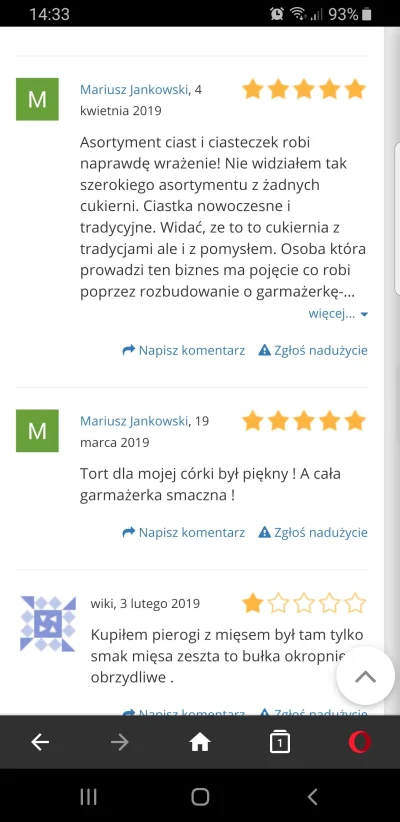 Lurkujem - Na Cylex też drukuje opinie.