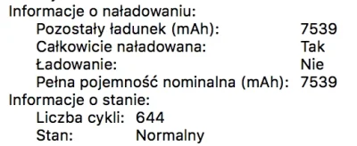 mordzia - Mirki, czy jeśli w MBP late 2015 natłukłem tyle cykli baterii w 18 miesięcy...