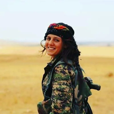 WielkaPesaNarodowa - Eval Ekin wielokrotnie ranna 17-letnia bojowniczka YPG
#syria #k...