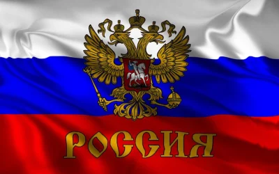 D.....o - Przyjmuje się, że flaga rosyjska pochodzi od barw herbu Moskwy, który do cz...