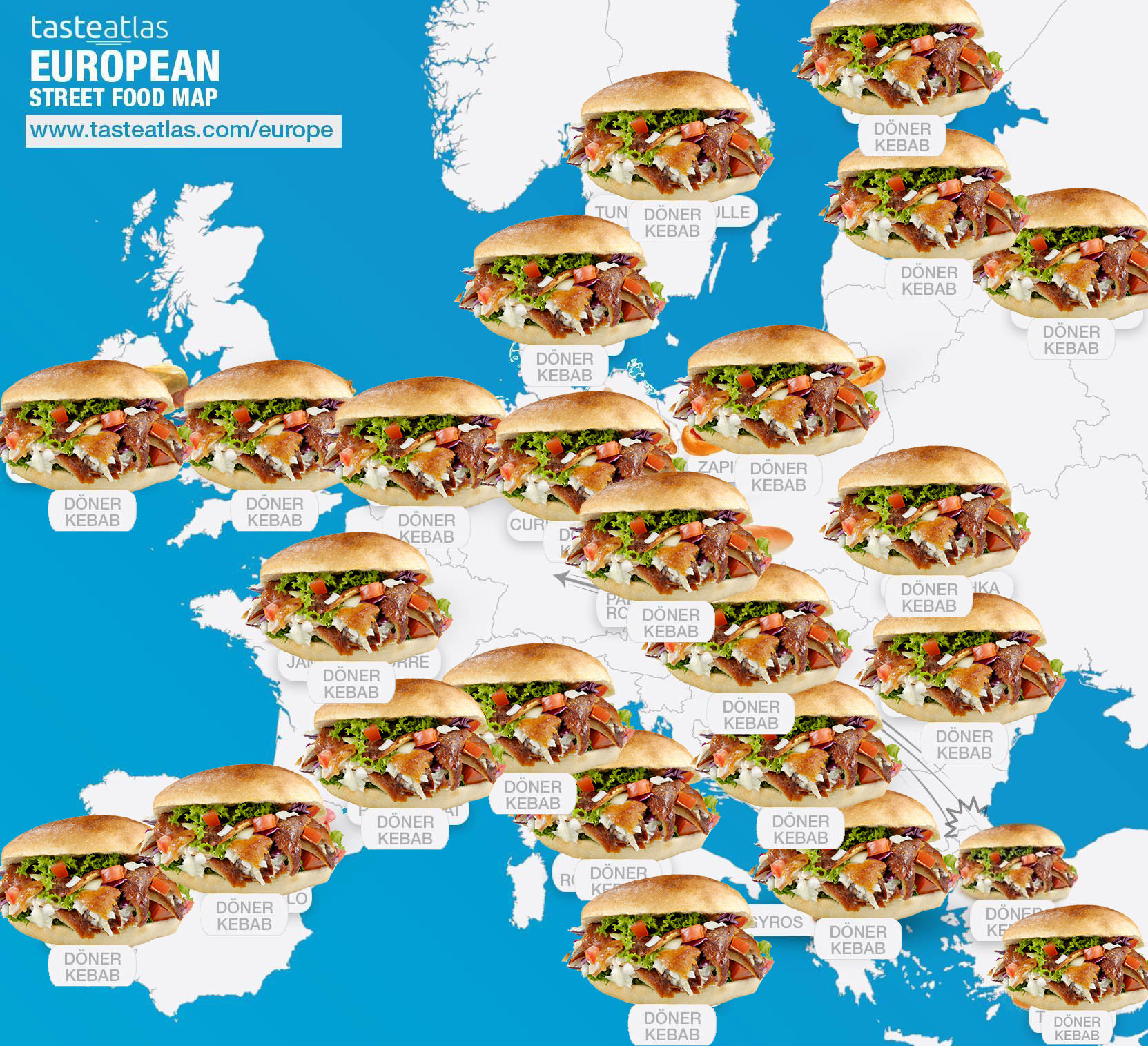 Food карта. TASTEATLAS. TASTEATLAS Europe. The European Street food. European food.