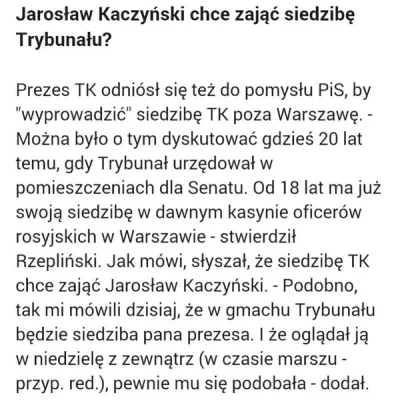 theone1980 - Prezes TK skomentował bieżącą sytuację. Nie jest to specjalnie wstrzemię...