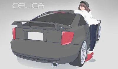 Czokolad - #randomanimeshit #originalcharacter #samochodyanime #toyota #celica @Nyank...