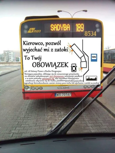 sieczkobrzeczek - Jak zawsze kazdy patrzy ze swojego punktu widzenia
Ja jako kierowca...