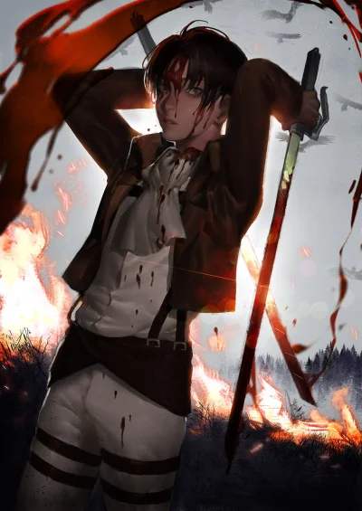 Banri - #randomanimeshit #attackontitan #shingekinokyojin #levi #sumiobunnya