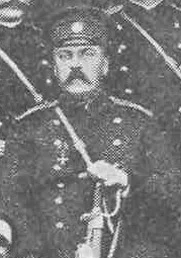 wariag - Piotrków. Podpułkownik Michaił Michajłow - w latach 1897-1902 oficer 28 poło...