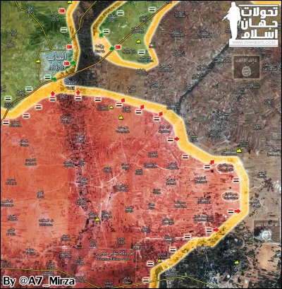 rybak_fischermann - Aktualizacja mapy 
#syria #bitwaoalbab #mapywojskowe #mapymilita...