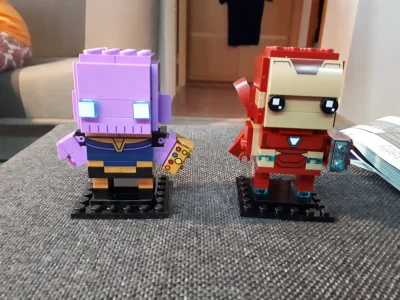 M_longer - W końcu sobie zbudowałem Thanosa i Iron Mana :D

#lego #brickheadz #avenge...