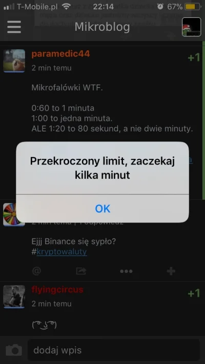 sasekk97 - Składam wniosek o usunięcie limitu plusów ᕙ(⇀‸↼‶)ᕗ #limitplusow #gownowpis...