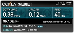 n.....u - (╯︵╰,)
#lte #internetmobilny #cyfrowypolsat #powerlte #speedtest