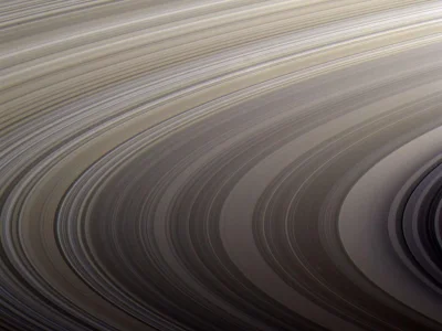 Mesk - @Mesk: Pierścienie Saturna zaobserwowane przez Cassini