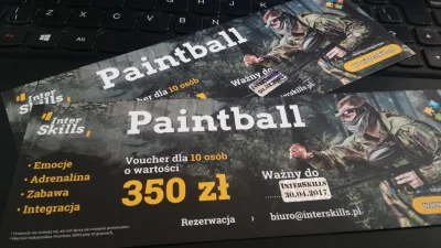 Trelik - Oddam w dobre ręce 2 vouchery na paintball ważne do końca kwietnia. 
Odbiór...