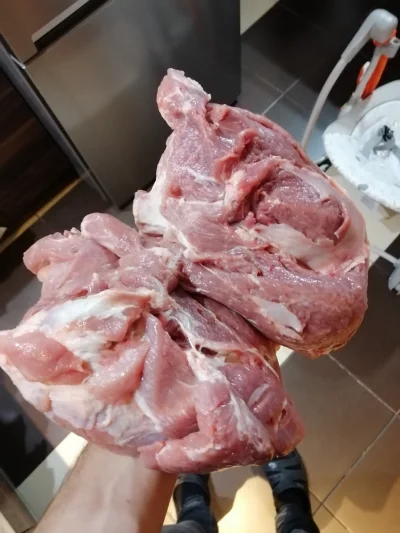 Kenpaczi - Takiego pulled pork to ja jeszcze nie robiłem, 3kg mięsa xD
#gotujzwykope...
