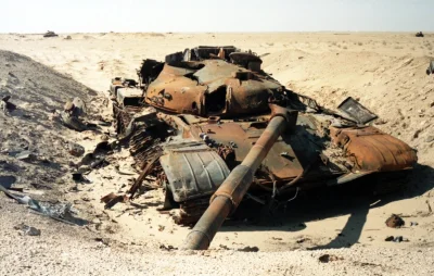 Militarysta - Tak dla dyskusji - trafiony w wieżę iracki T-72M.
Bardzo rzadki przykł...