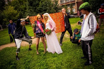 23Yes - Prawdziwy Rosyjski ślub i dużo "Slav squat." ( ͡° ͜ʖ ͡°)
 #rosja #slub #foto...
