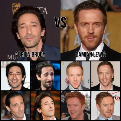 zupazkasztana - Tag zabawy: #mistermirko Runda 1, pojedynek numer 27: Adrien Brody vs...