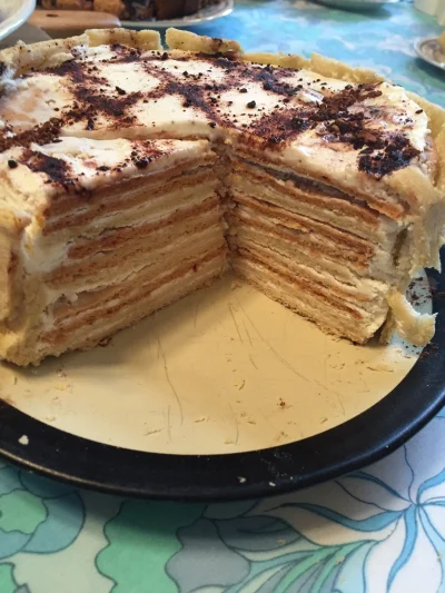 Limonene - #gotujzwykopem #pieczzwykopem 
Zrobiłam tort z 12 blatów :D