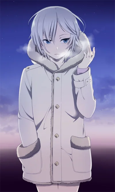 Banri - Kurde a się chłodno zrobiło. 
#randomanimeshit #anastasia #idolmaster #Matta...