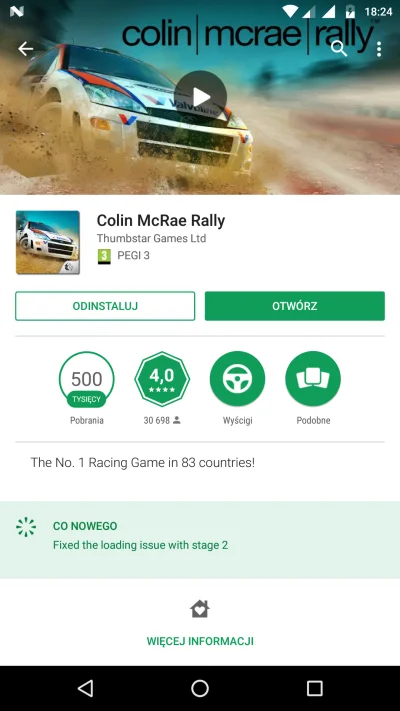 Z.....k - @pravs: Colin McRae Rally, ale widzę że jej nie da się jej teraz wyszukać, ...