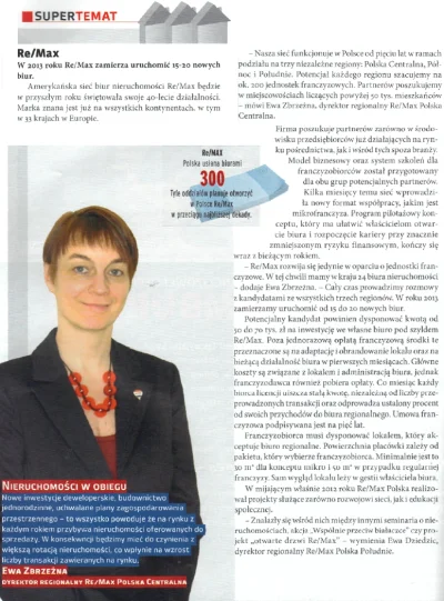 remax - #magazyn Własny #biznes #franchising nr 12 (94) grudzień 2012 str. 36
