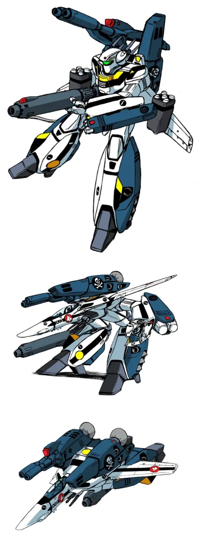 80sLove - VF-1S Valkyrie z anime Super Dimension Fortress Macross - design: Shoji Kaw...