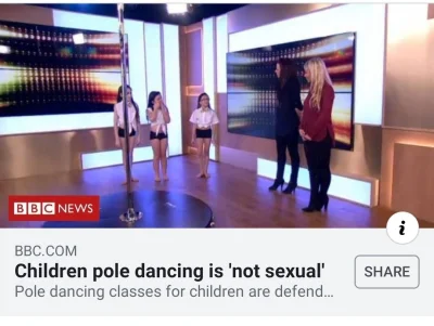 bayonetta112 - Taniec na rurce nie ma nic wspólnego z seksem 
BBC, 2019
#dzieci #wy...