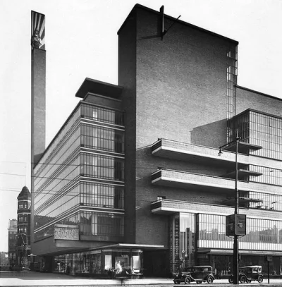 bynon - "galeria handlowa" w Rotterdamie, rok 1930, architekt: Willem Marinus Dudok #...