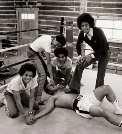 pokrakon - #fotohistoria #fotografia #muhammadali #jackson5 #michaeljackson