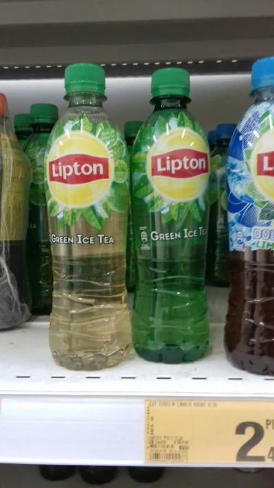 WAXs - Rozumiem że można oszczędzać ale żeby nie kolorowanka butelki?
#lipton #butelk...