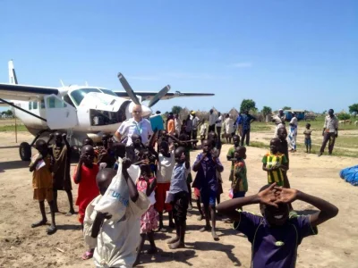 kajtom - Mircy, byłby popyt na AMA z pilotem pracującym aktualnie w Sudanie Południow...