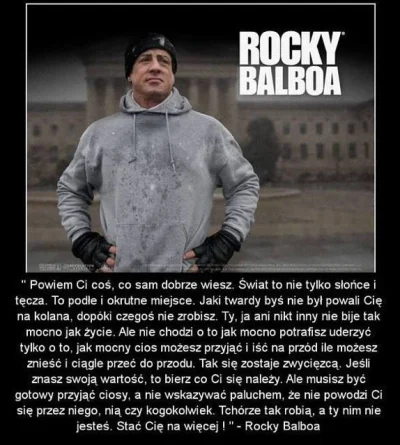 CHI77OUT - Mirki, kilka słów od #rockybalboa !

#motywacja