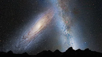 Kroomka - @wujeklistonosza: za kilkaset milionów lat, kiedy Andromeda zbliży się do D...