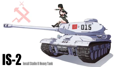 BlackReven - #randomanimeshit #tri #girlsundpanzer #nonna #katyusha #is2