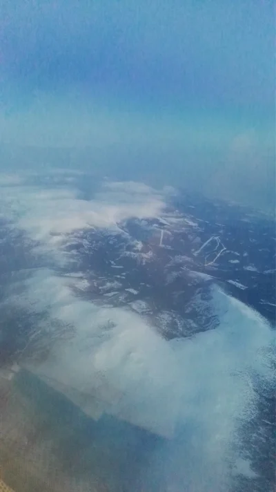 kluszczi - #gory #ciekawostki #fotografia karkonosze widziane z okienka samolotu