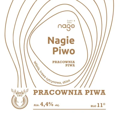 spenser - Pracownia Piwa nawiązała współpracę z restauracją Nago Sushi & Sake, czego ...
