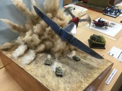 Mesk - Niesamowita #diorama 
#modelarstwo #militaria #militaryboners #wojsko #samolo...