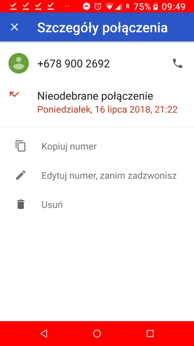 balbezaur - @lijka : wczoraj ktoś dzwonił z Vanauatu do mnie 21:22 sieć plus. @baryla...