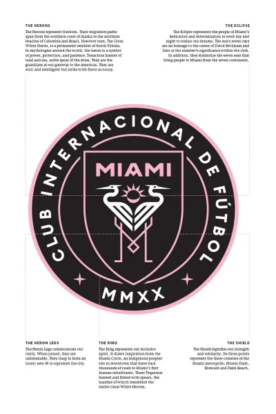 kwmaster - Herb Inter Miami klubu sportowego założonego przez Davida Beckhama, który ...