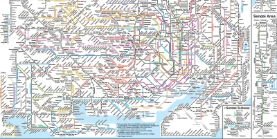 bitcoholic - Sieć metra i kolei w Tokio #ciekawostki #mapporn #mapy
SPOILER