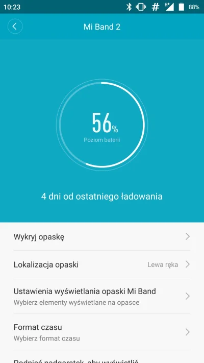 TomekTcz - @WHeisenberg Coś koło 8 dni. Cały czas włączone bt. Mi band tools i mi fit...