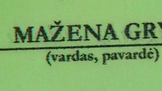rasowecytaty - Imię Polki- "Marzena" zapisane w litewskich dokumentach. Litwini w dok...
