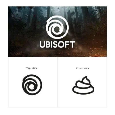 k.....3 - Nowe logo Ubisoft. 
#ubisoft #ubisoftcwel #heheszki #humorobrazkowy #zredd...