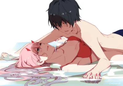 bakayarou - #randomanimeshit #darlinginthefranxx #zerotwo #hiro #codziennazerotwo #an...