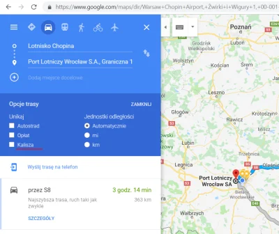 k.....r - Nowa opcja w wyznaczaniu trasy z #Google #googlemaps ( ͡º ͜ʖ͡º)

#wroclaw...