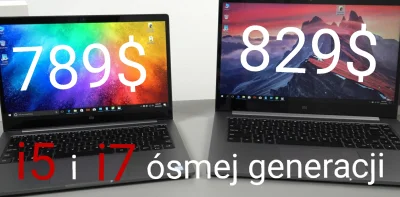 sebekss - Świetne promocje na laptopy Xiaomi z procesorami ósmej generacji i dostawą ...