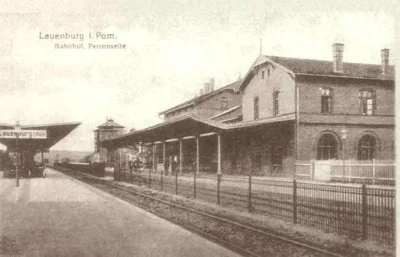 xvovx - Lębork - dworzec kolejowy, około 1923 roku.
#xvovxpomorze #starezdjecia #leb...