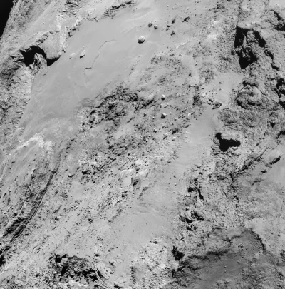 Nedved - #esa udostępniła zdjęcia z bliskiego podejścia sondy Rosetta do komety 67P/C...
