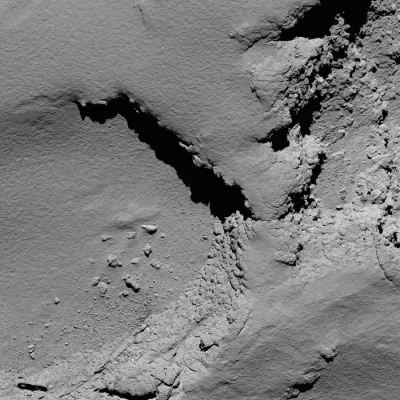 Reepo - Foto z 5.8km nad powierzchnią komety :3
#esa #rosetta