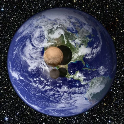 mateusz-zajac-3344 - Pluton i Charon w porównaniu do Ziemi