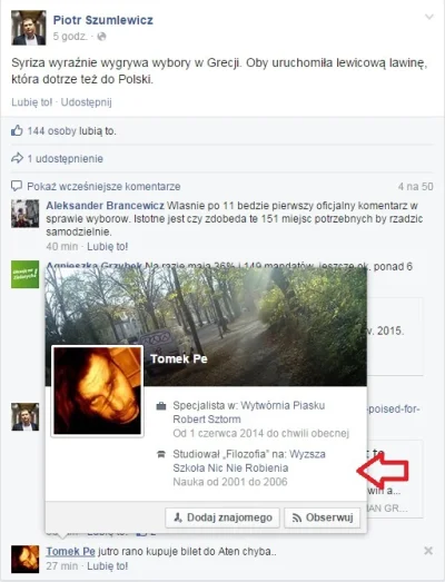 fanatic - Wszedłem na odnośnik do profilu Szumiego, nie powiem co można dostać od czy...